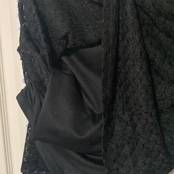 Allison Daley crochet overlay blouse size PM - Picture 5 of 7